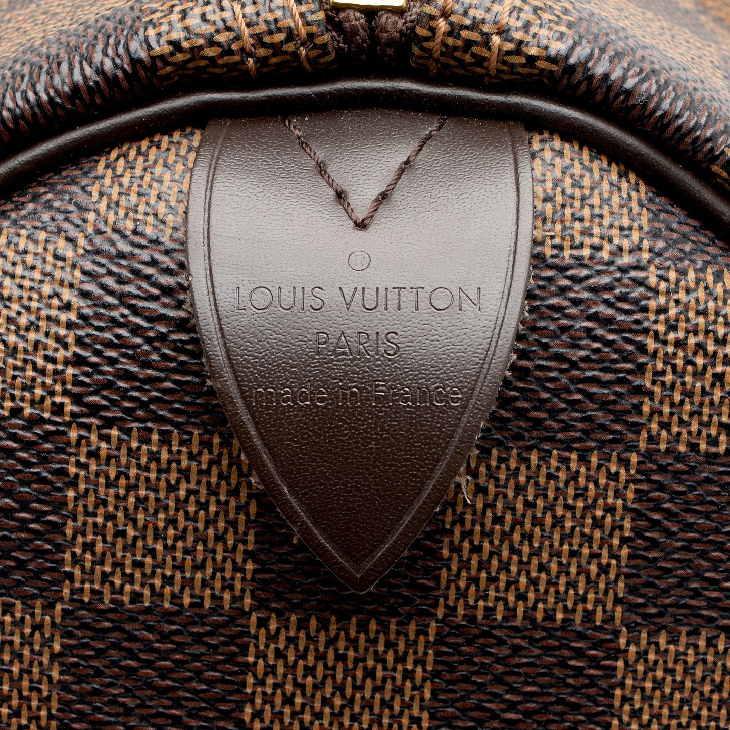 Louis Vuitton Damier Ebene Speedy 30 Satchel