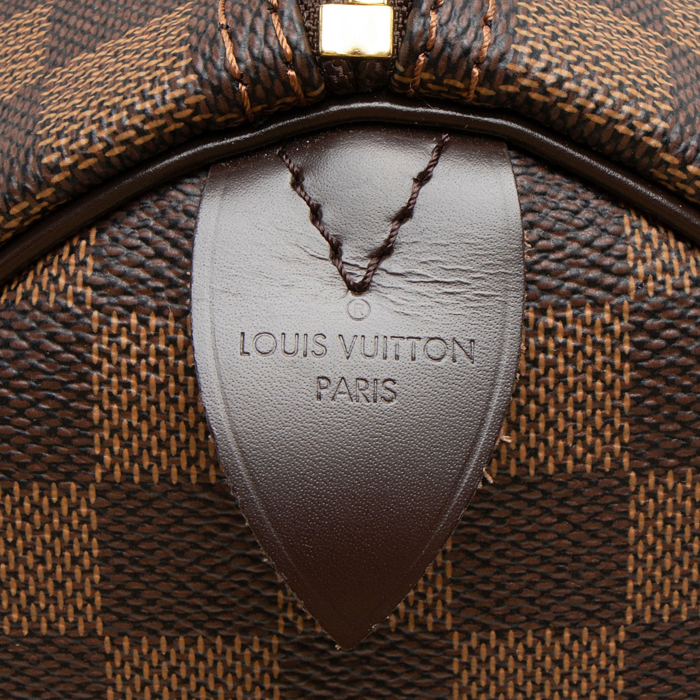 Louis Vuitton Damier Ebene Speedy 35 Satchel