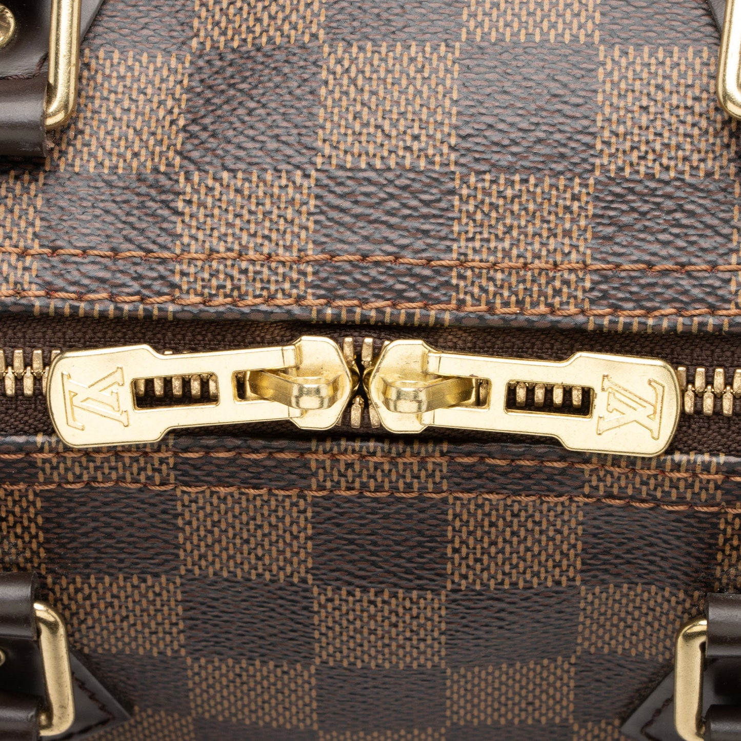 Louis Vuitton Damier Ebene Speedy Bandouliere 25 Satchel