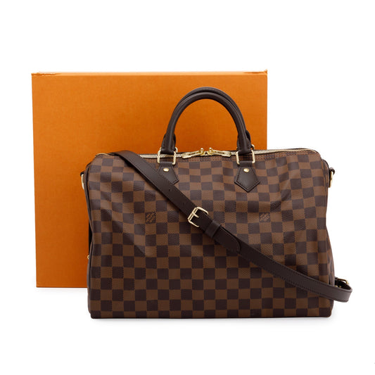 Louis Vuitton Damier Ebene Speedy Bandouliere 35