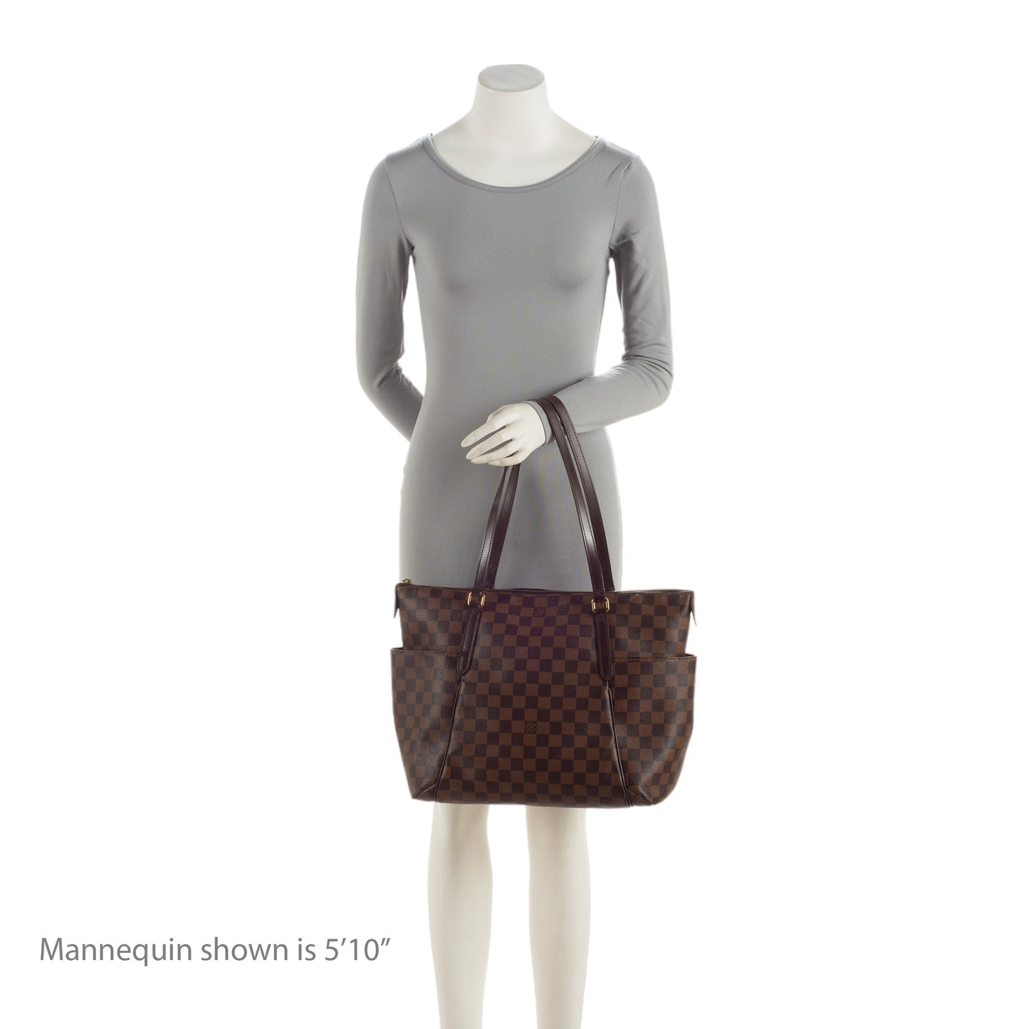 Louis Vuitton Damier Ebene Totally MM Tote (SHF-urGUPW)