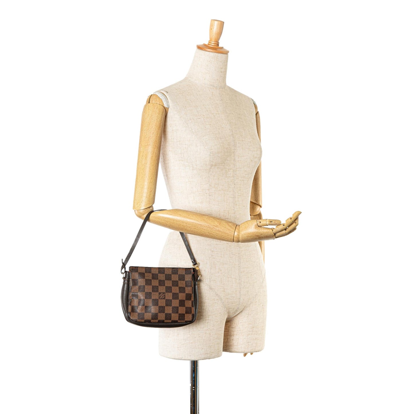 Louis Vuitton Damier Ebene Trousse Pochette (SHG-b7PJUt)
