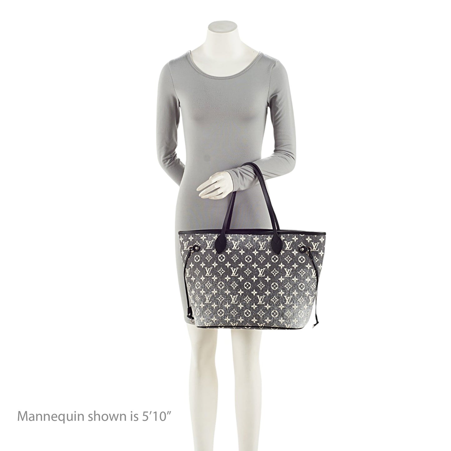 Louis Vuitton Denim Monogram Neverfull MM Tote
