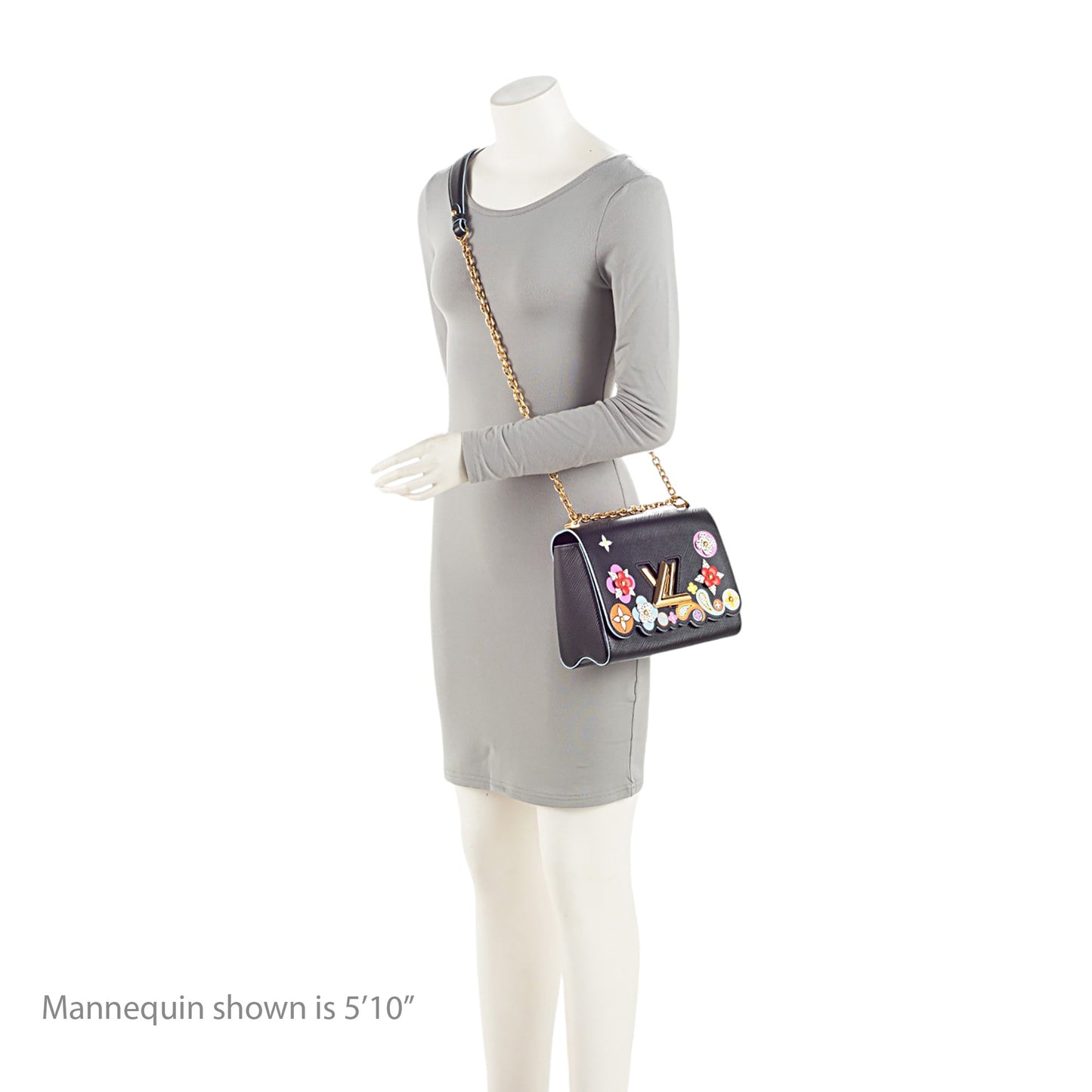 Louis Vuitton Epi Leather Flower Twist MM Shoulder Bag