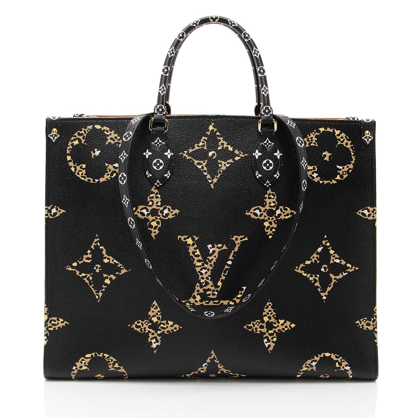Louis Vuitton Giant Monogram Canvas Jungle Onthego GM Tote (SHF-UZF7TB)
