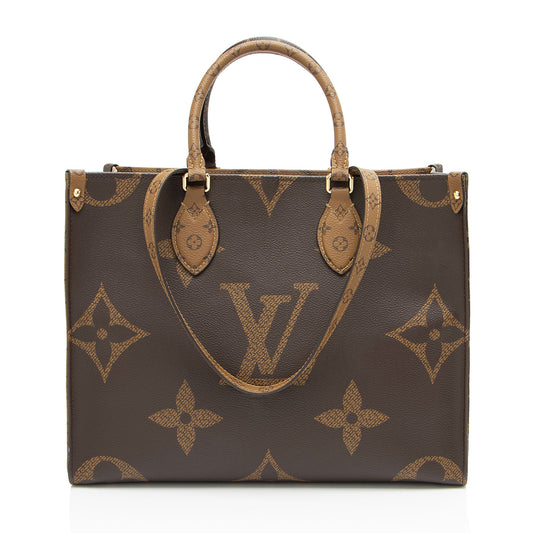 Louis Vuitton Giant Monogram Canvas Onthego MM Tote