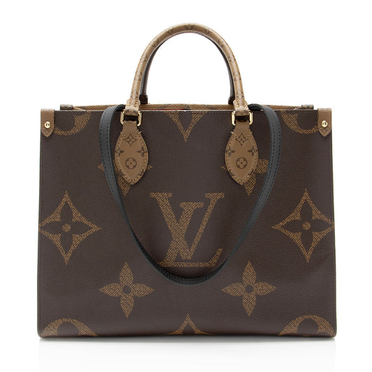 Louis Vuitton Giant Monogram Canvas Onthego MM Tote