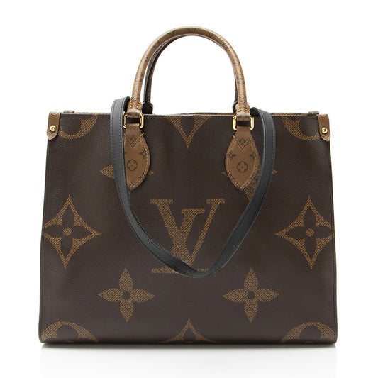 Louis Vuitton Giant Monogram Canvas Onthego MM Tote