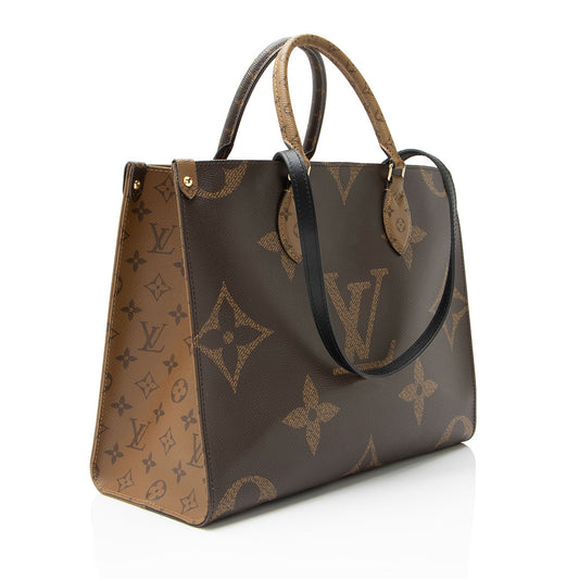 Louis Vuitton Giant Monogram Canvas Onthego MM Tote