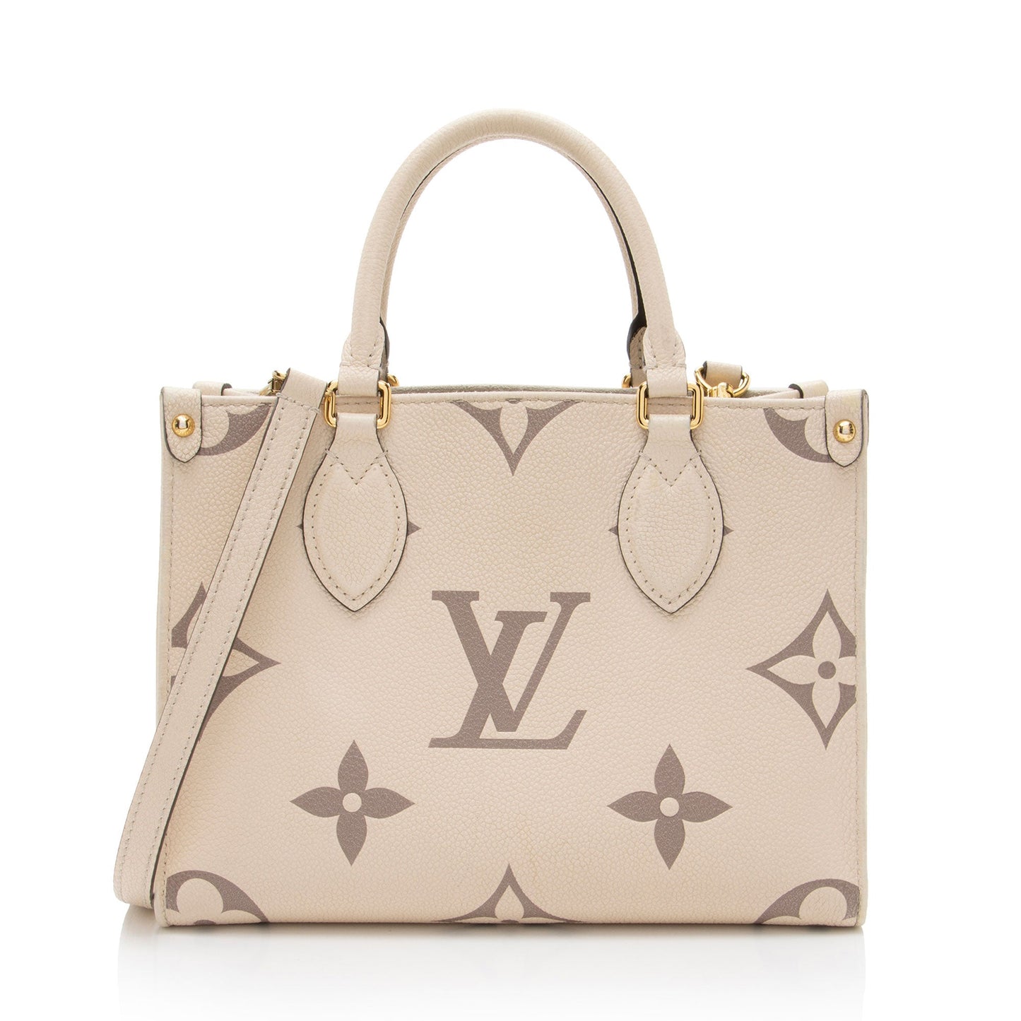 Louis Vuitton Giant Monogram Empreinte Bicolor Onthego PM Tote