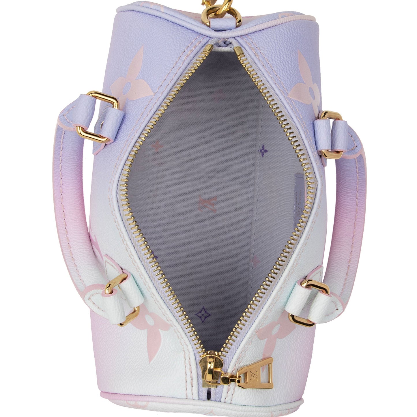 Louis Vuitton Giant Monogram Empreinte Spring In The City Papillon BB Satchel (SHF-V2PmwM)