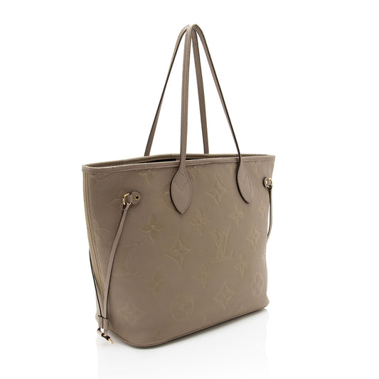 Louis Vuitton Giant Monogram Empreinte Neverfull MM Tote