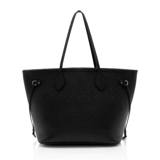 Louis Vuitton Giant Monogram Empreinte Neverfull MM Tote (SHF-8RMBWU)