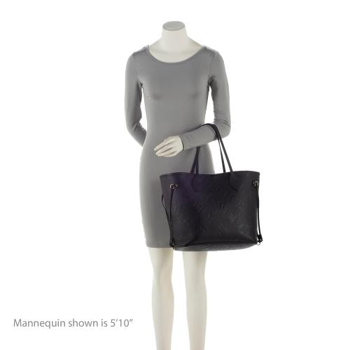 Louis Vuitton Giant Monogram Empreinte Neverfull MM Tote (SHF-8RMBWU)