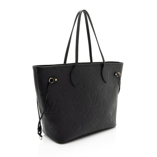Louis Vuitton Giant Monogram Empreinte Neverfull MM Tote (SHF-MAfVs6)