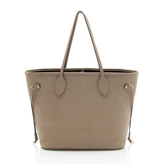 Louis Vuitton Giant Monogram Empreinte Neverfull MM Tote