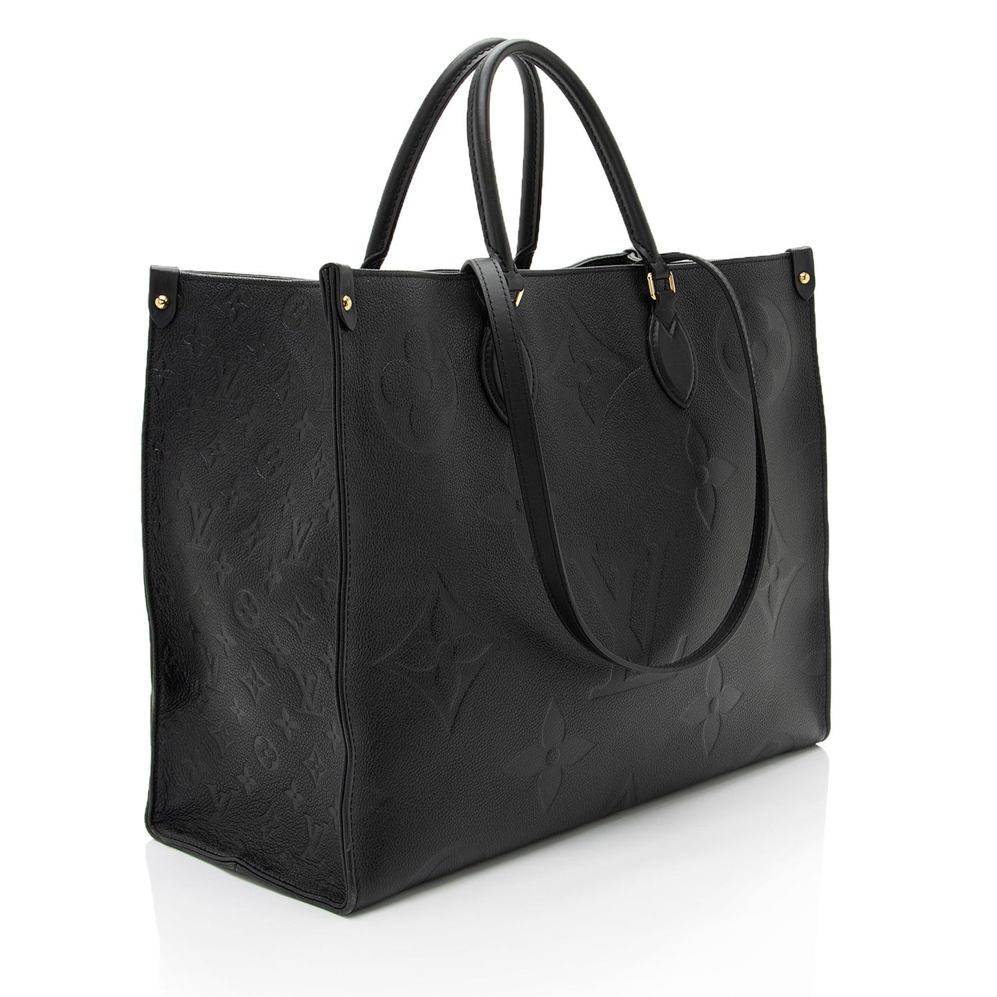 Louis Vuitton Giant Monogram Empreinte Onthego GM Tote (SHF-Lgb7yG)