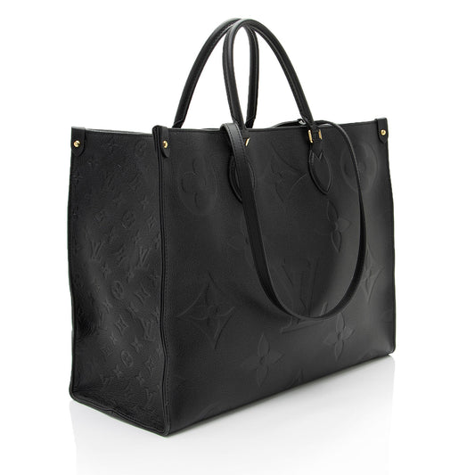 Louis Vuitton Giant Monogram Empreinte Onthego GM Tote (SHF-Lgb7yG)