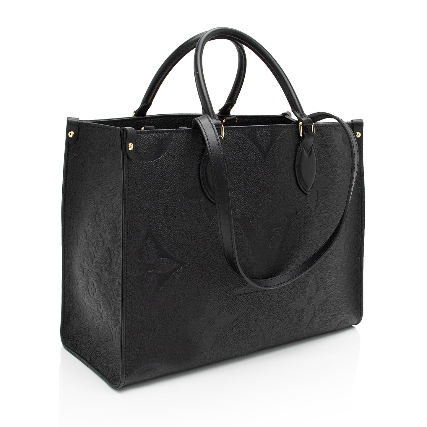 Louis Vuitton Giant Monogram Empreinte Onthego MM Tote (SHF-7wI8Am)