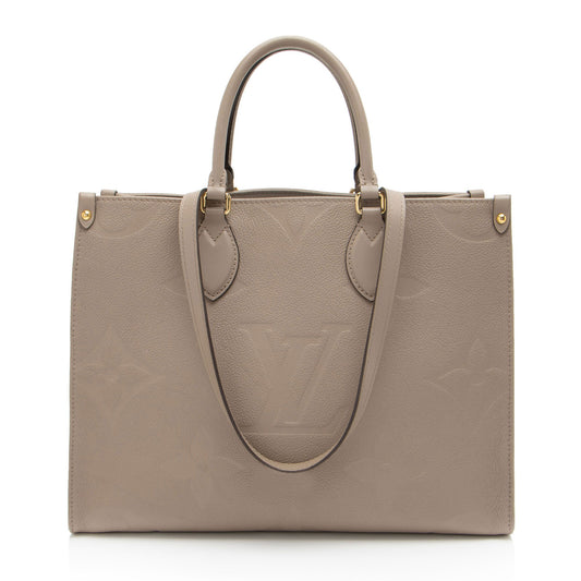 Louis Vuitton Giant Monogram Empreinte Onthego MM Tote