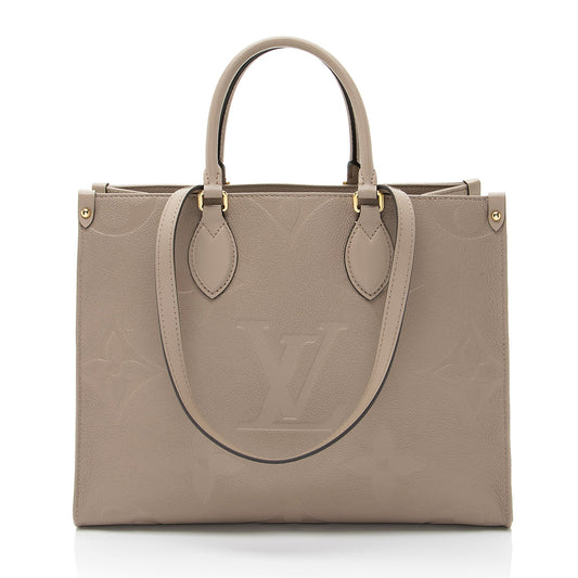 Louis Vuitton Giant Monogram Empreinte Onthego MM Tote