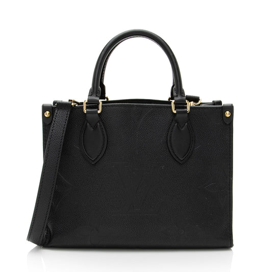 Louis Vuitton Giant Monogram Empreinte Onthego PM Tote