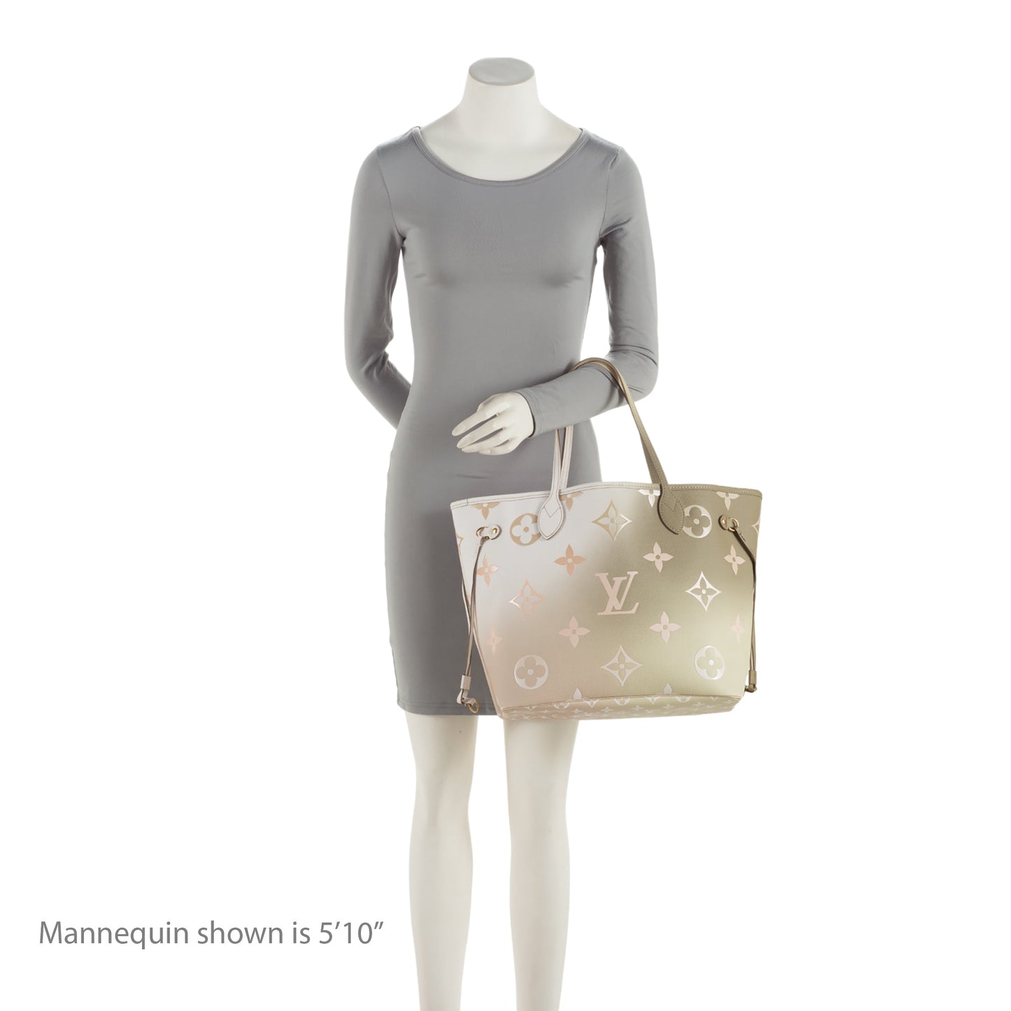 Louis Vuitton Giant Monogram Empreinte Spring In The City Neverfull MM Tote (SHF-9VuzNn)