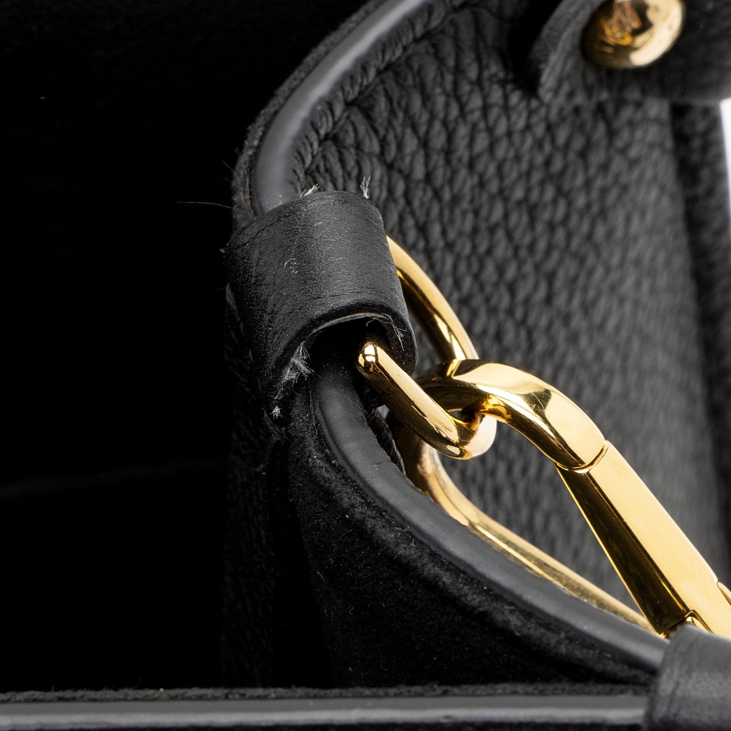Louis Vuitton Grained Calfskin Lock & Go Tote