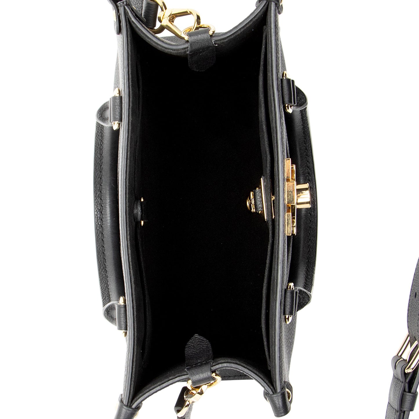 Louis Vuitton Grained Calfskin Lock & Go Tote