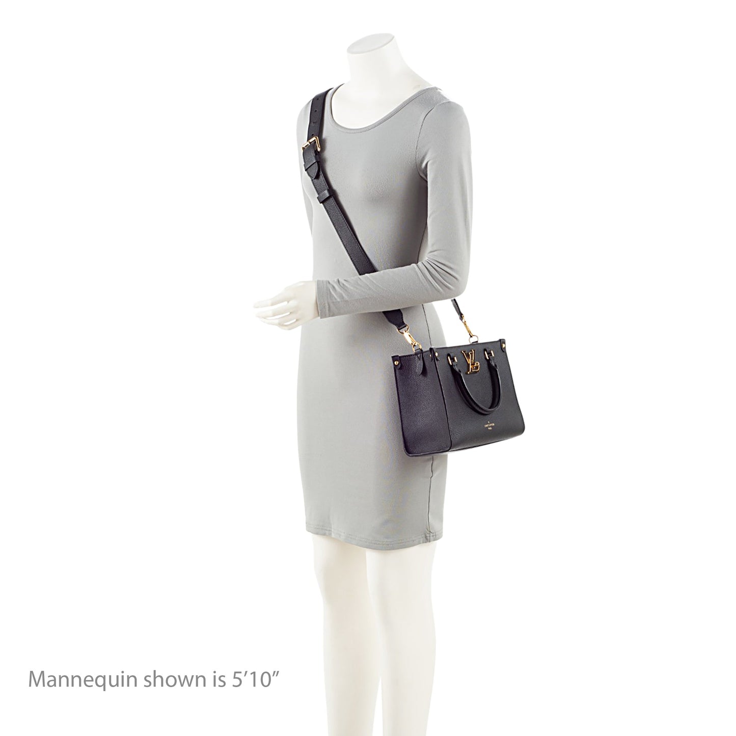 Louis Vuitton Grained Calfskin Lock & Go Tote