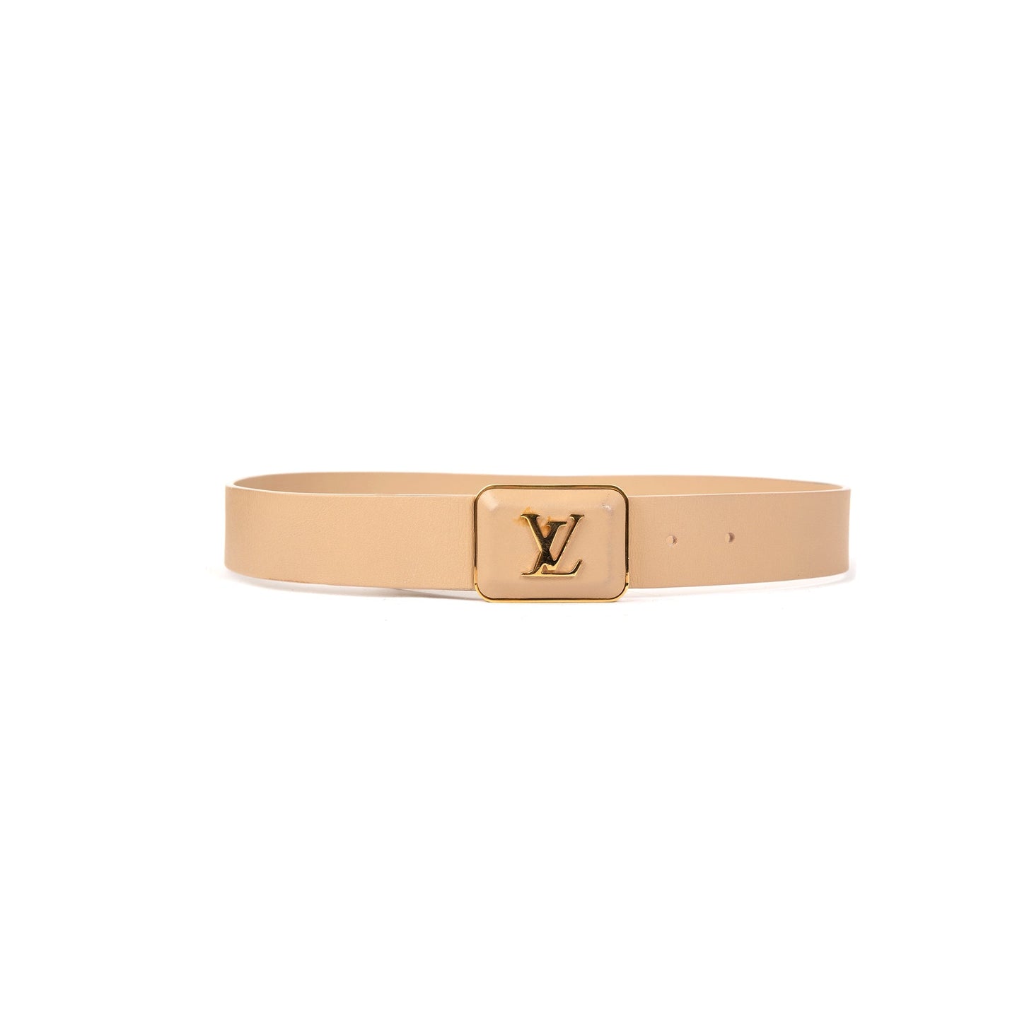 Louis Vuitton LV Buckle Leather Belt