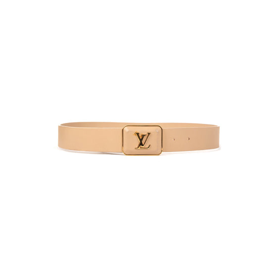 Louis Vuitton LV Buckle Leather Belt
