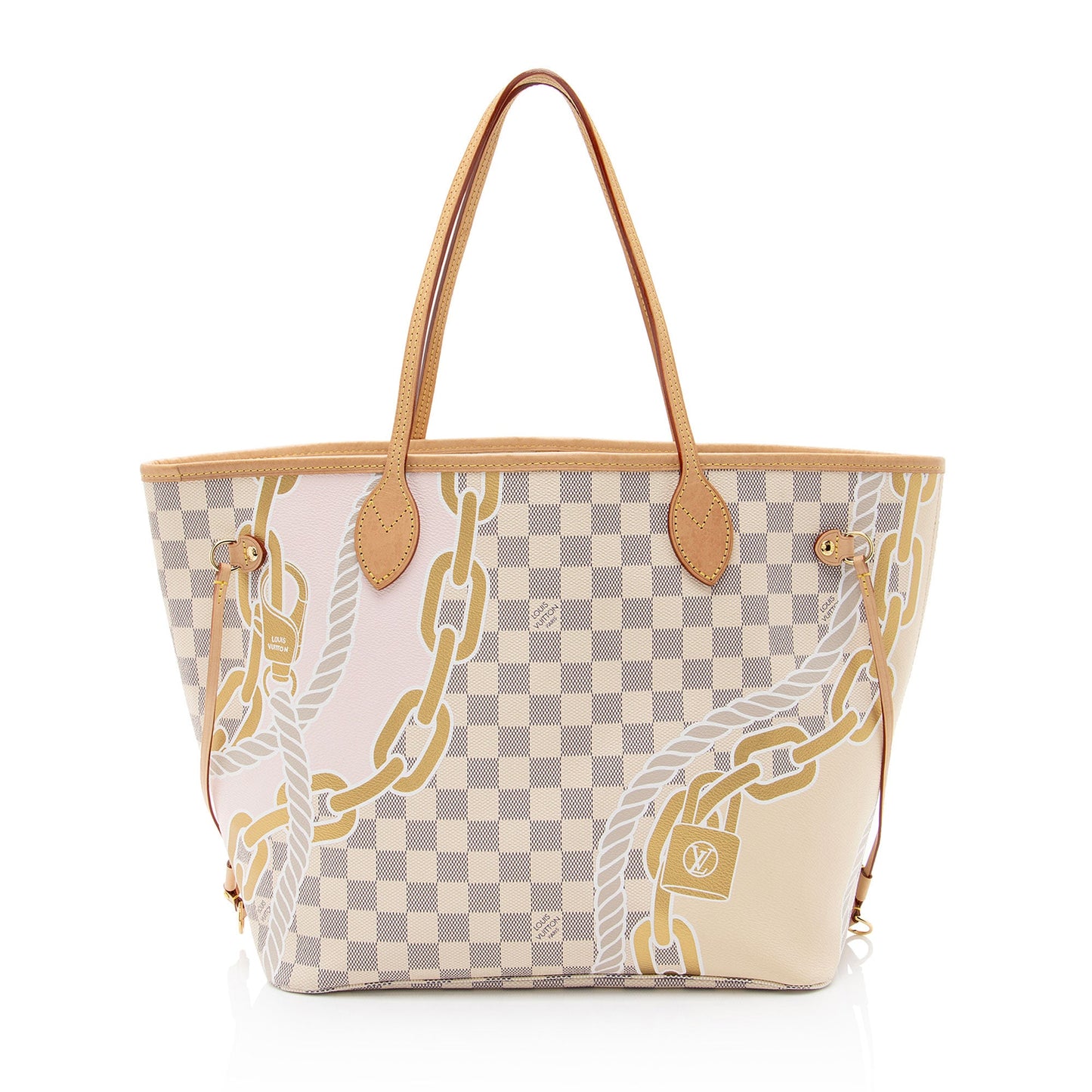 Louis Vuitton Limited Edition Damier Azur Nautical Neverfull MM Tote