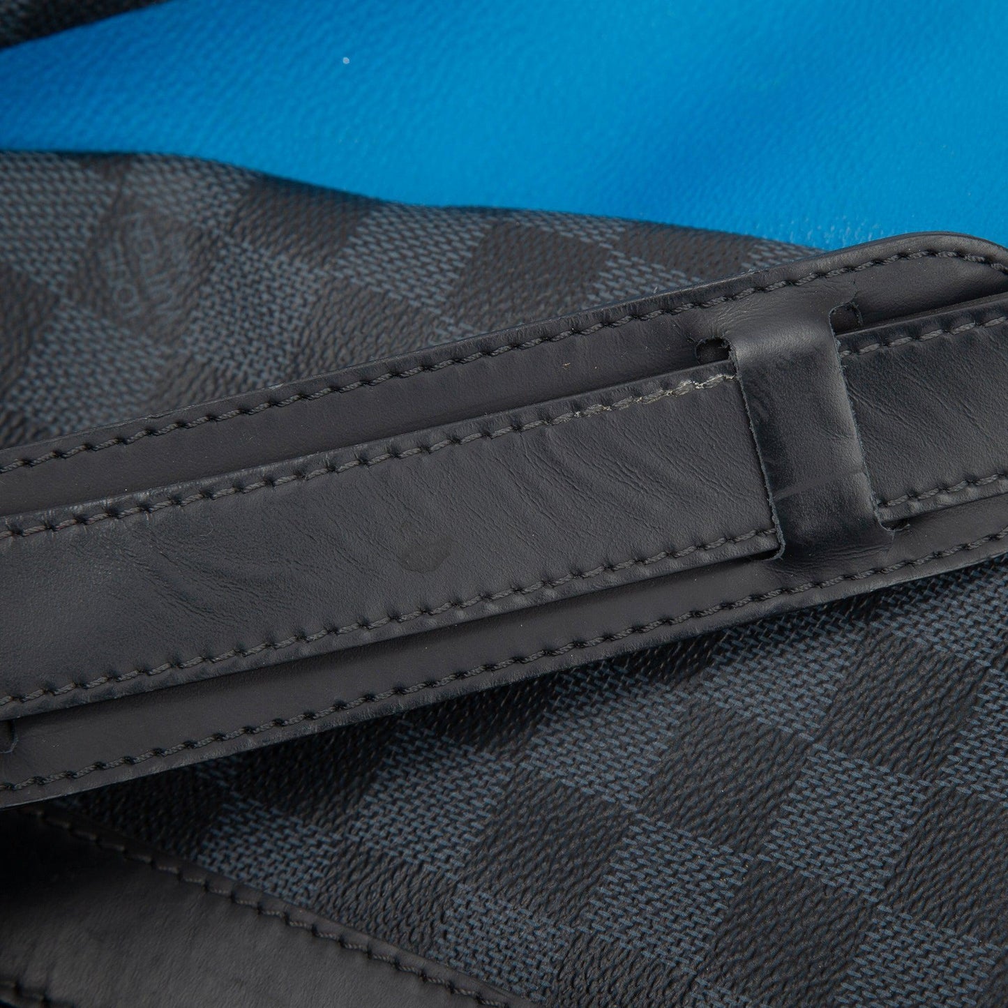 Louis Vuitton Limited Edition Damier Cobalt America's Cup Keepall Bandouliere 55