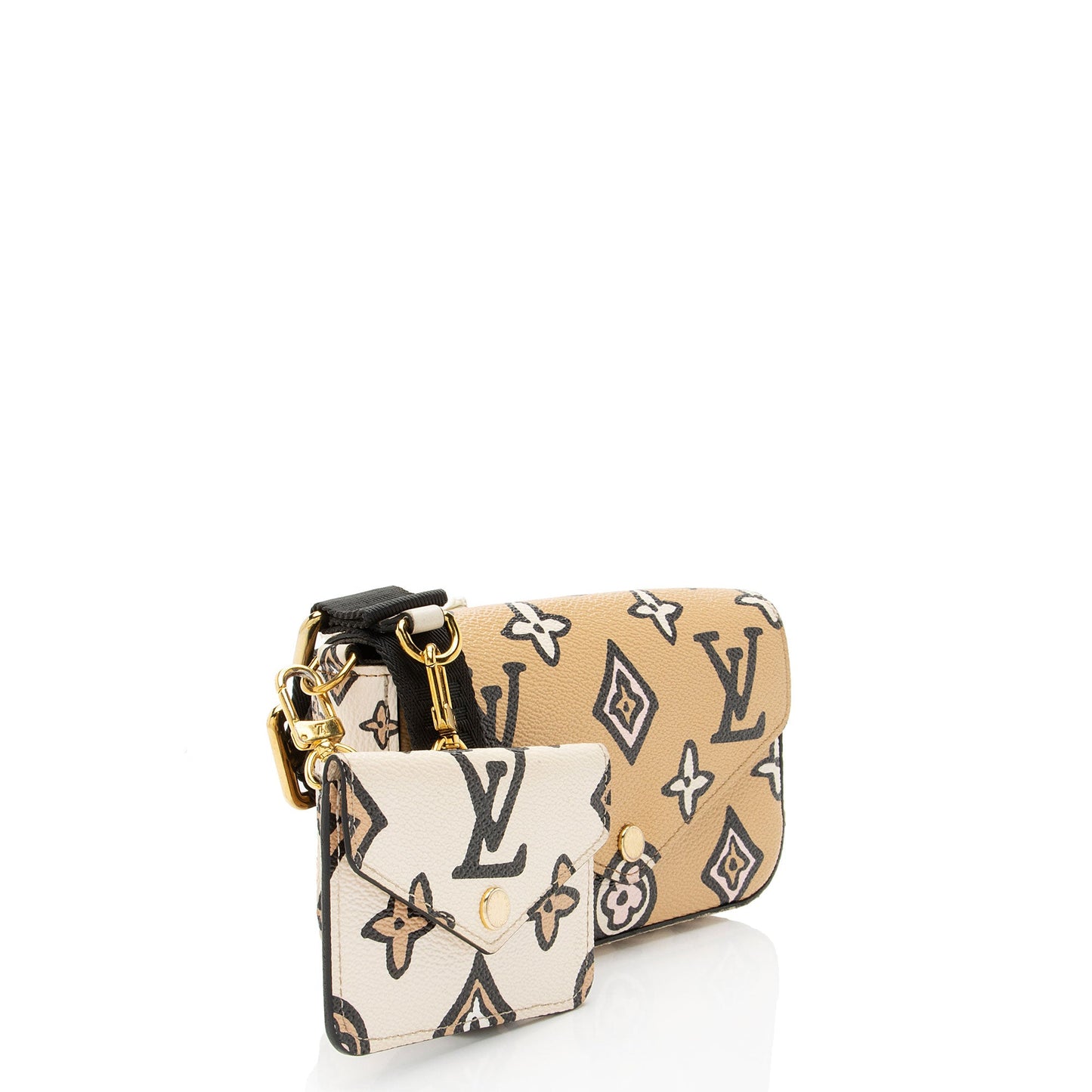 Louis Vuitton Limited Edition Giant Monogram Canvas Wild At Heart Felicie Strap