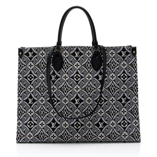 Louis Vuitton Limited Edition Jacquard Since 1854 Onthego GM Tote