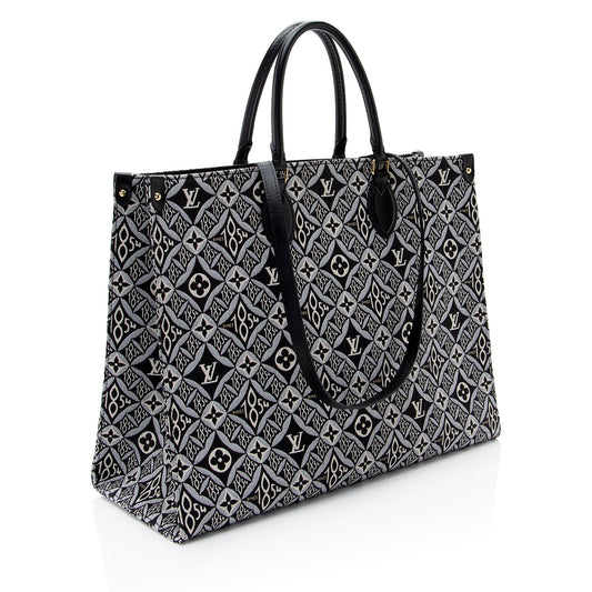 Louis Vuitton Limited Edition Jacquard Since 1854 Onthego GM Tote