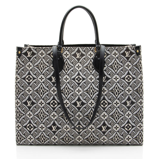 Louis Vuitton Limited Edition Jacquard Since 1854 Onthego GM Tote