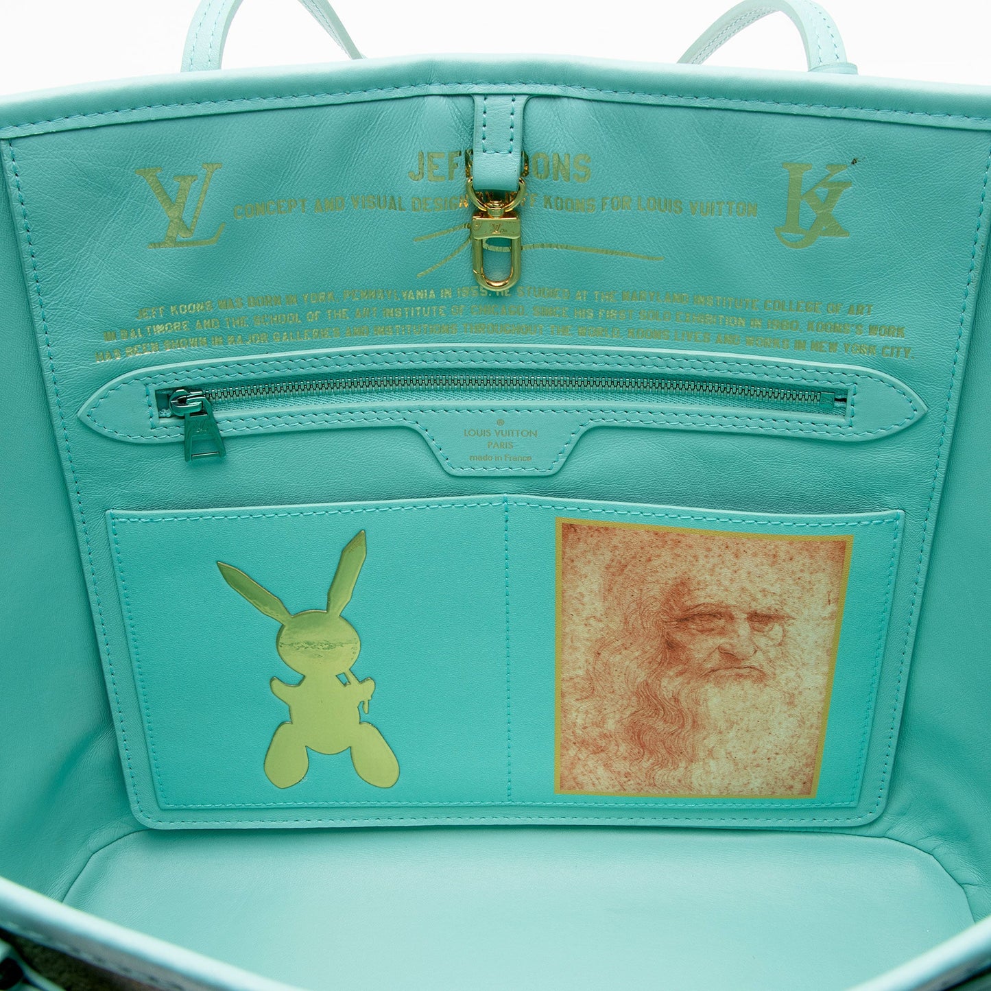 Louis Vuitton Limited Edition Masters Da Vinci Neverfull MM Tote