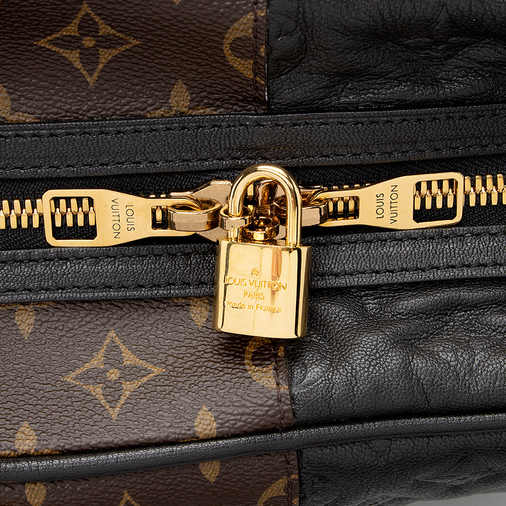 Louis Vuitton Limited Edition Monogram Blocks Zipped Tote (SHF-21473)
