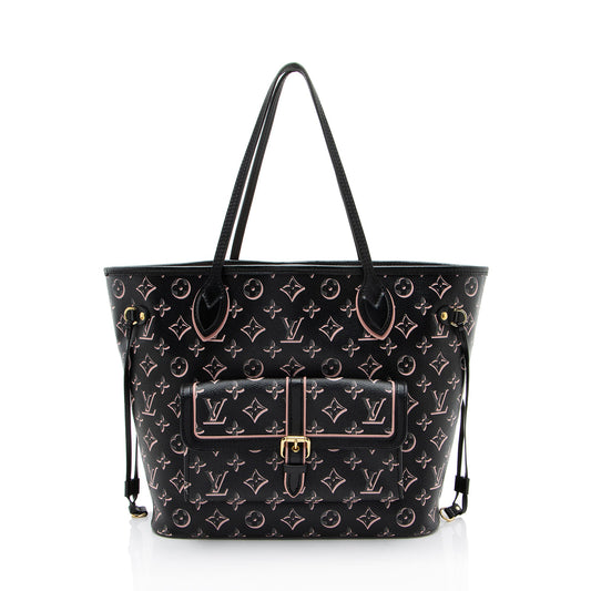 Louis Vuitton Limited Edition Monogram Canvas Fall For You Neverfull MM Tote