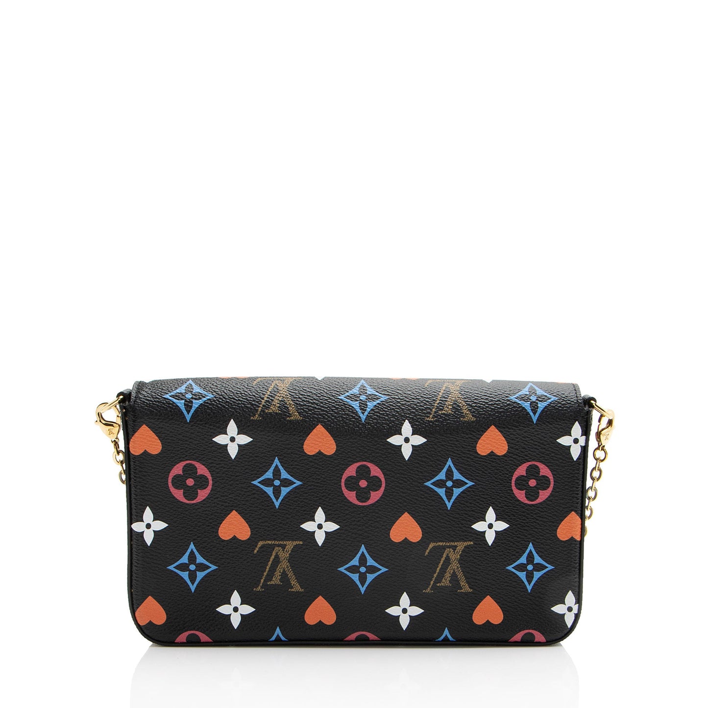 Louis Vuitton Limited Edition Monogram Canvas Game On Felicie Pochette