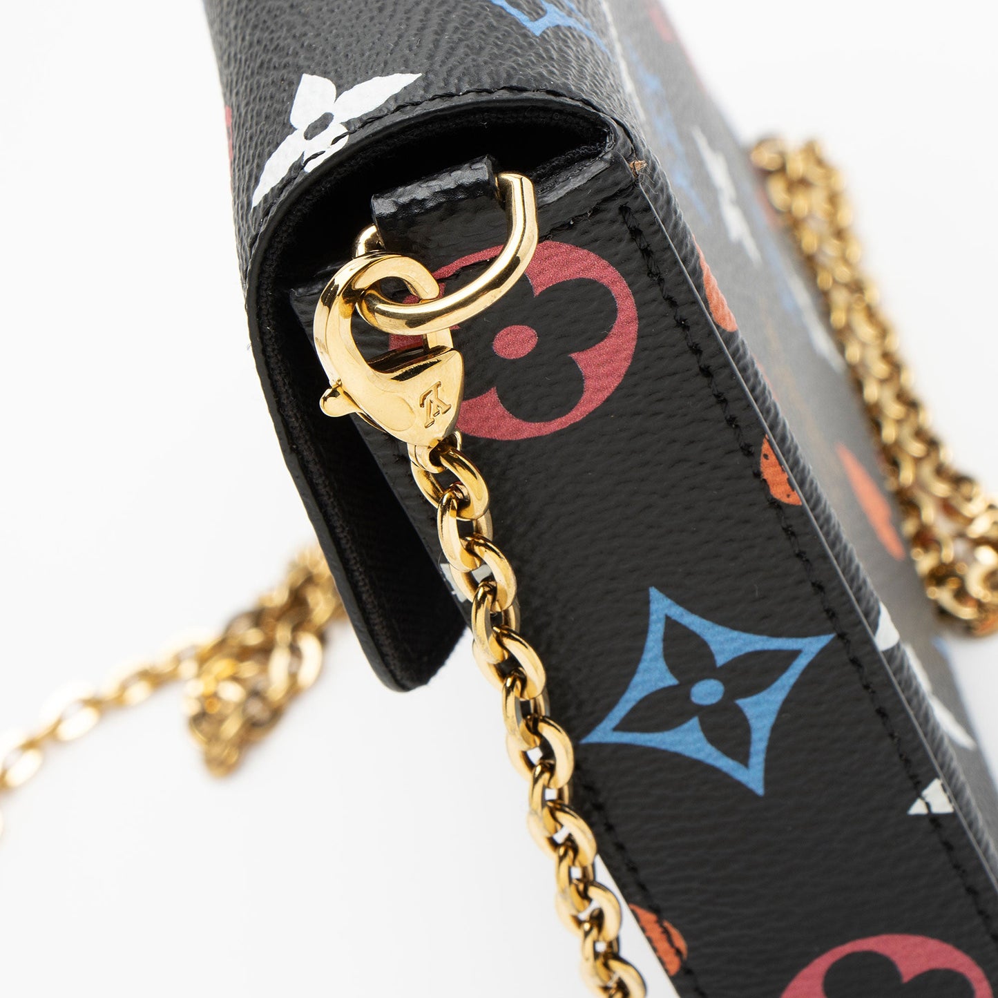 Louis Vuitton Limited Edition Monogram Canvas Game On Felicie Pochette