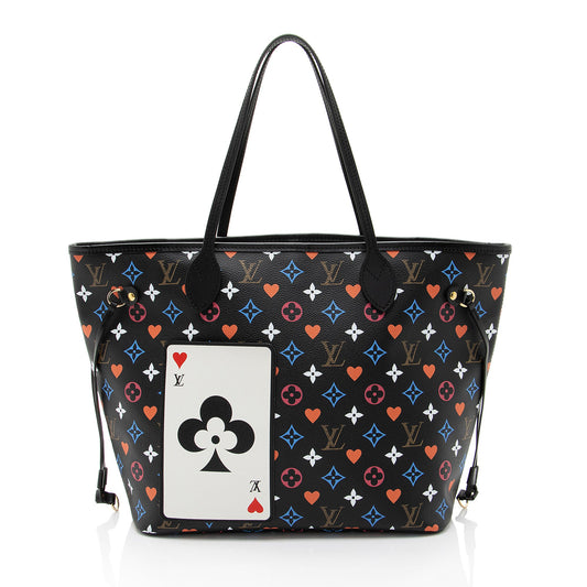 Louis Vuitton Limited Edition Monogram Canvas Game On Neverfull MM Tote
