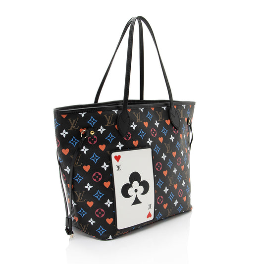 Louis Vuitton Limited Edition Monogram Canvas Game On Neverfull MM Tote