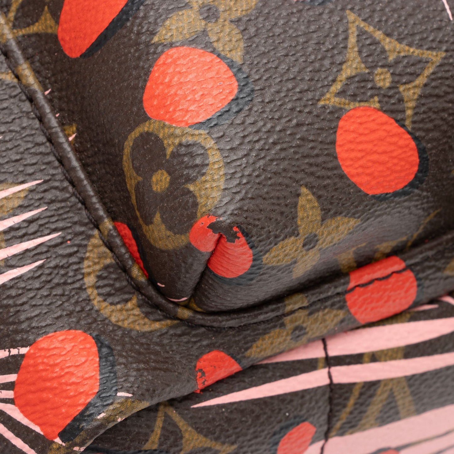 Louis Vuitton Limited Edition Monogram Canvas Jungle Dots Palm Springs PM Backpack (SHF-Vg9fRZ)