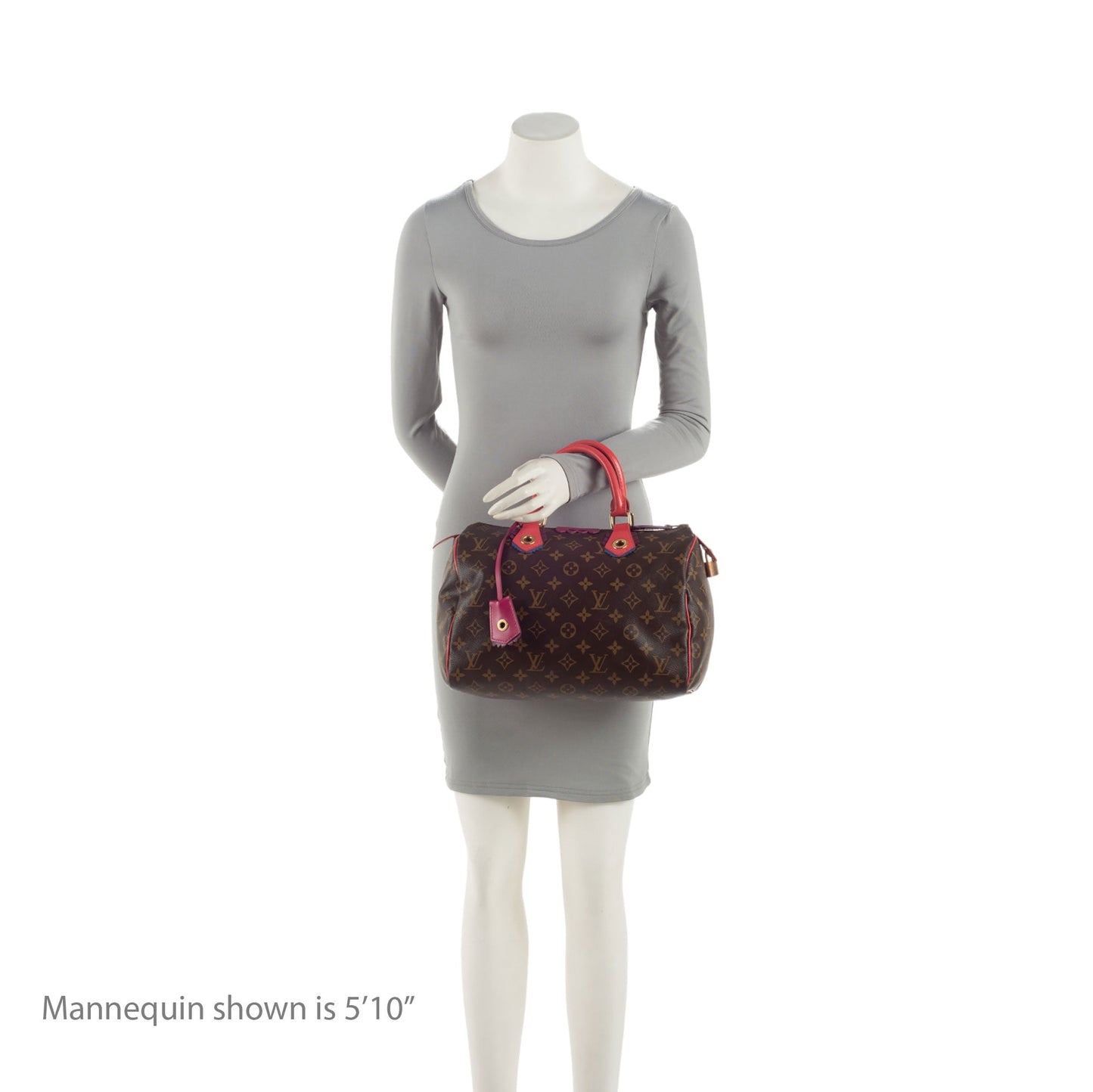 Louis Vuitton Limited Edition Monogram Canvas Totem Speedy 30 Satchel (SHF-emv1sU)