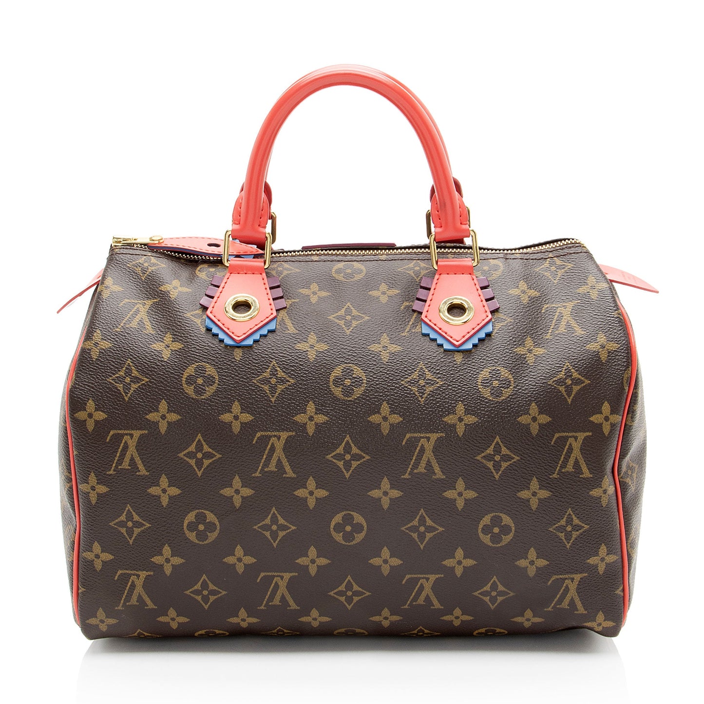Louis Vuitton Limited Edition Monogram Canvas Totem Speedy 30 Satchel