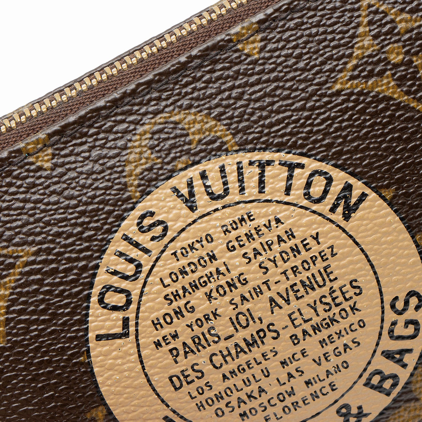 Louis Vuitton Limited Edition Monogram Canvas Trunks & Bags Mini Pochette Accessoires
