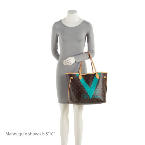 Louis Vuitton Limited Edition Monogram Canvas V Neverfull MM Tote